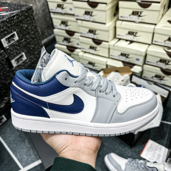 Air Jordan 1 Low 'French Blue' - Xanh/Xám