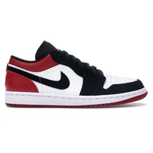 AIR JORDAN 1 LOW BLACK TOE - LIKE AUTH