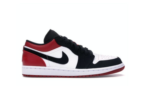 AIR JORDAN 1 LOW BLACK TOE - LIKE AUTH