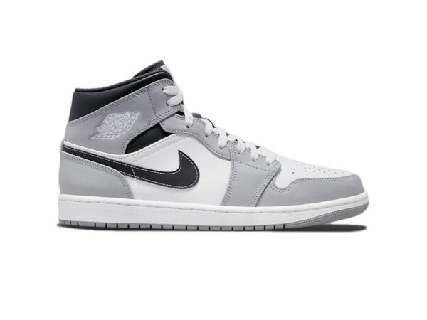 AIR JORDAN MID LIGHT SMOKE GREY ANTHRACITE - LIKE AUTH